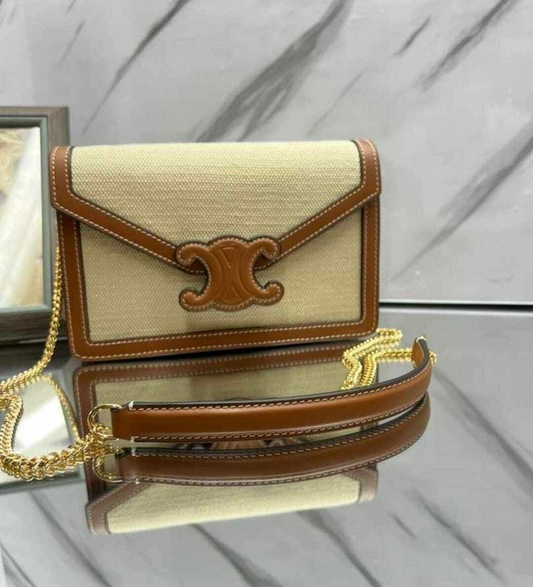 Bolsa Celine Envelope Mini Bege