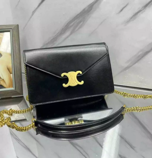 Bolsa Celine Envelope Mini Preta