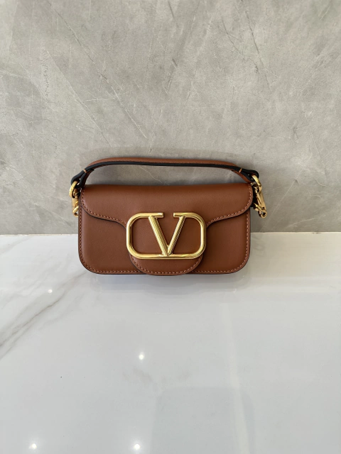 Bolsa VLTN Locò Caramelo Pequena