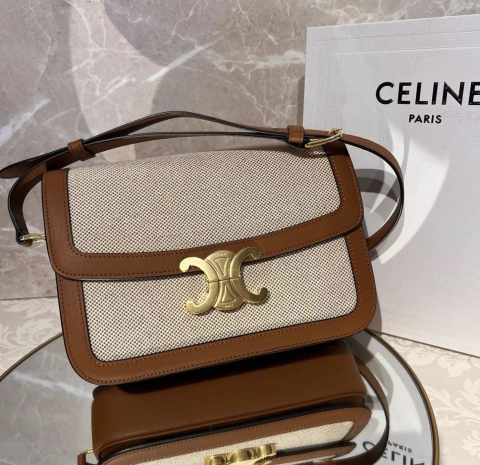 Bolsa Celine Triomphe Classique Bicolor