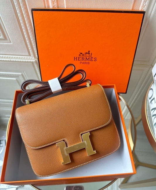 Bolsa Hermes Constance Caramelo