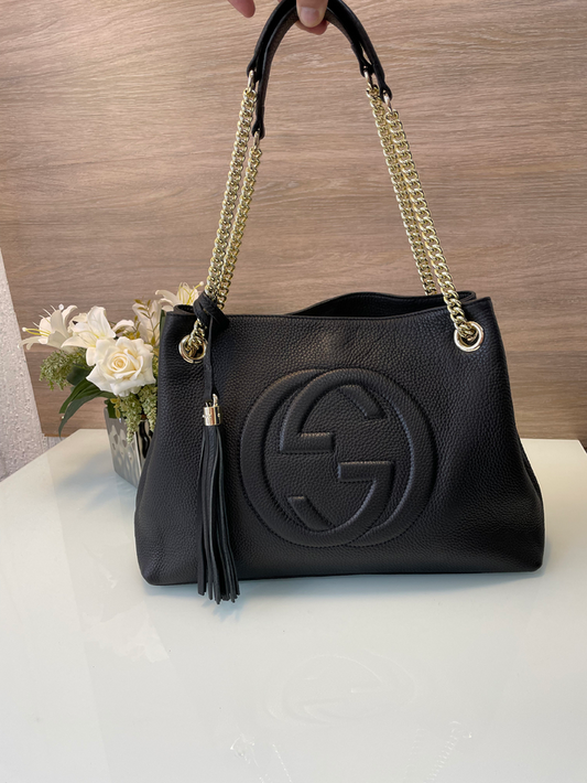 Bolsa Gucci Soho Shoulder Correntes