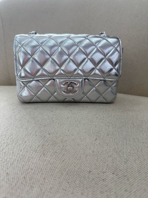 Bolsa CH Mini Prata