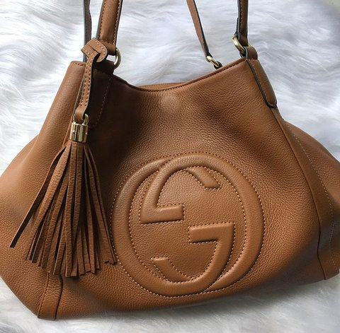 Bolsa Gucci GG Soho Shoulder Caramelo