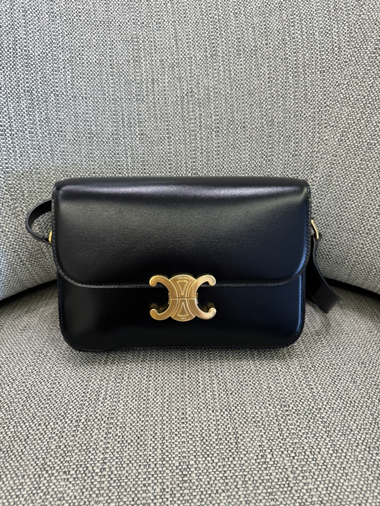 Bolsa Celine Triomphe Classique Preta