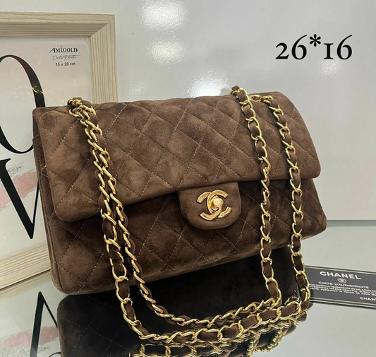 Bolsa 2.55 Camurça Marrom