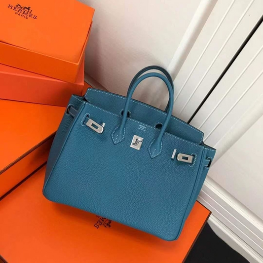 Bolsa Hermès Birkin 30 Azul