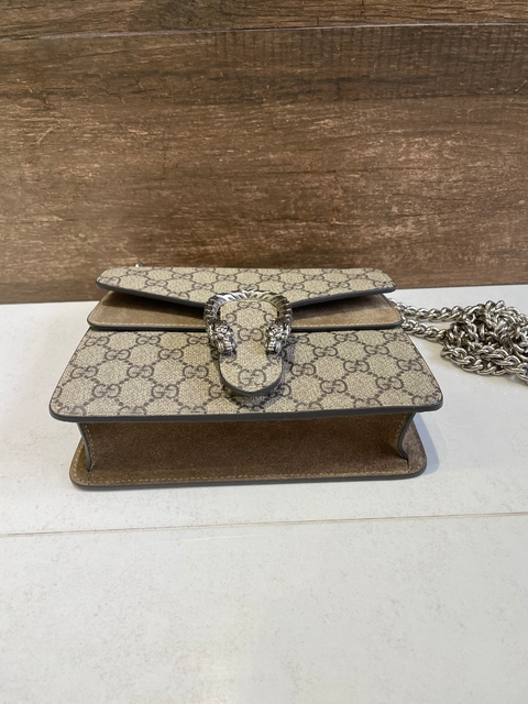 Bolsa Gucci Dionysus Mini Bege