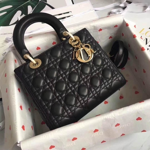 Bolsa Lady Dior Preta Média