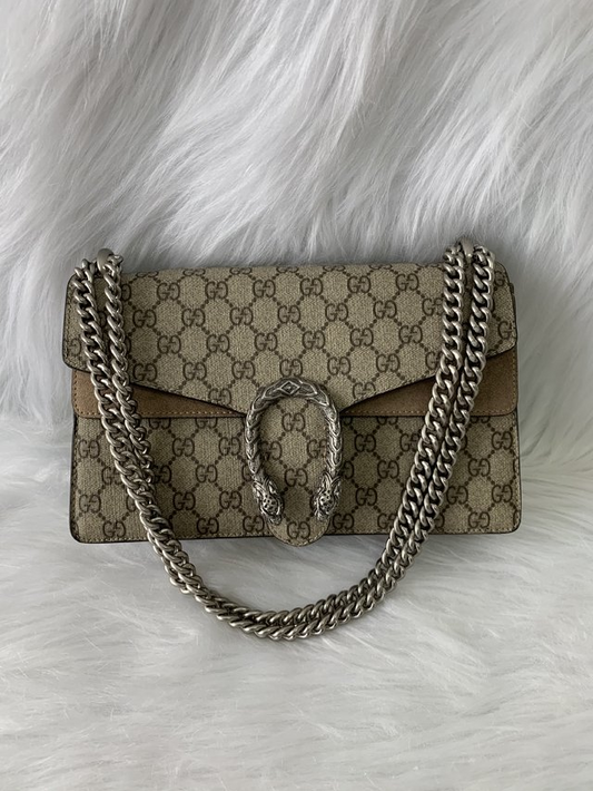 Bolsa Gucci Dionysus Bege Média
