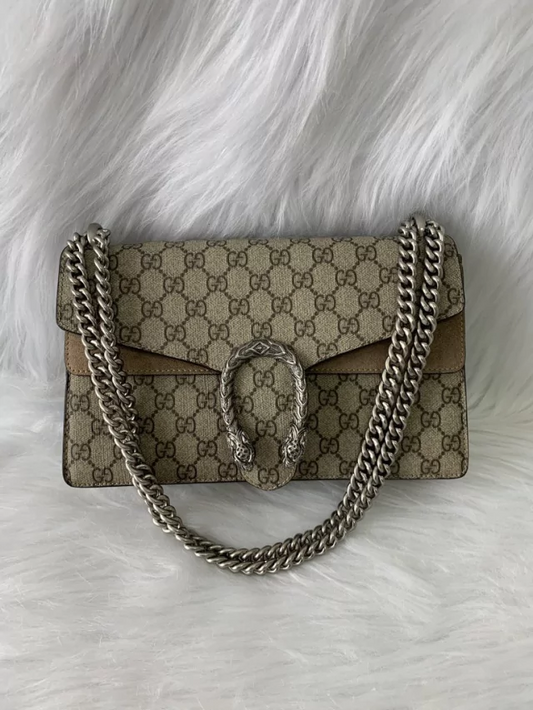 Bolsa Gucci Dionysus Bege Média