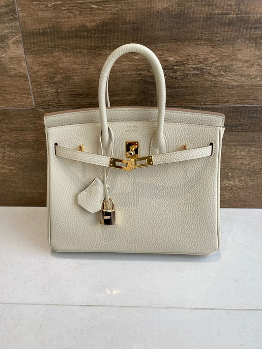 Bolsa Hermès Birkin 25 Off-White