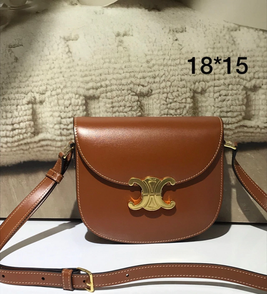 Bolsa Teen Besace Triomphe Celine Caramelo
