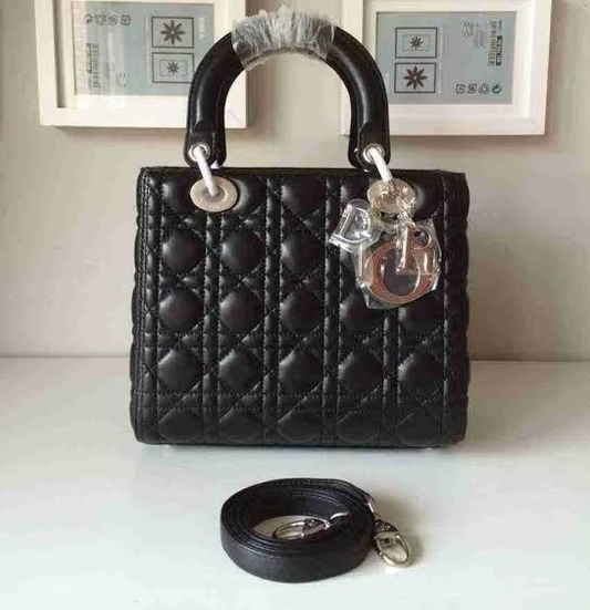 Bolsa Lady Dior Preta Média