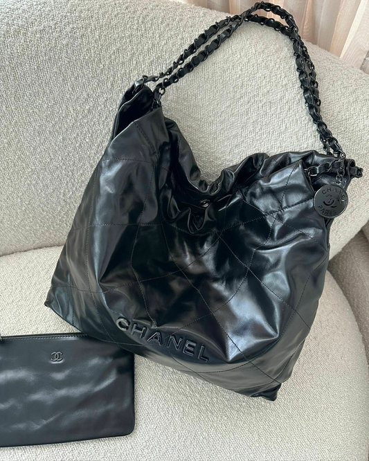 Bolsa 22 Média All Black Italiana