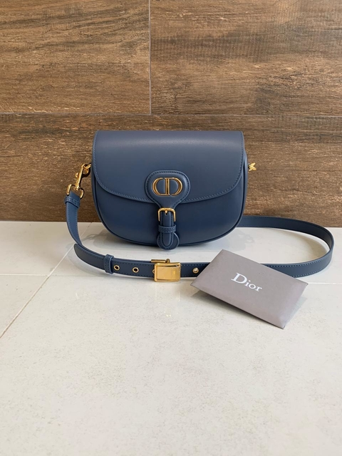 Bolsa Dior Bobby Média Azul