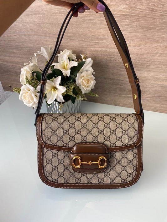 Bolsa Gucci 1955 Horsebit Pequena Transversal