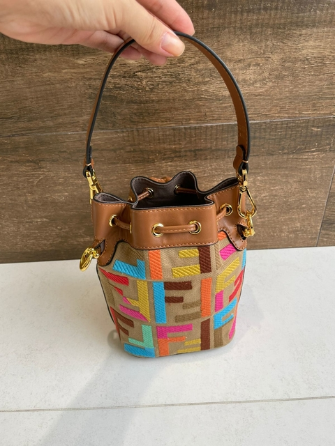 Bolsa Fendi Mon Tresor Mini Multicolor