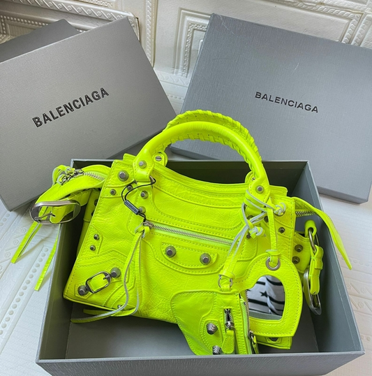 Mini Bolsa Neo Classica Balenciaga Amarela